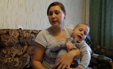 Маленькому Андрею с диагнозом ДЦП из Воронежа нужен курс реабилитации