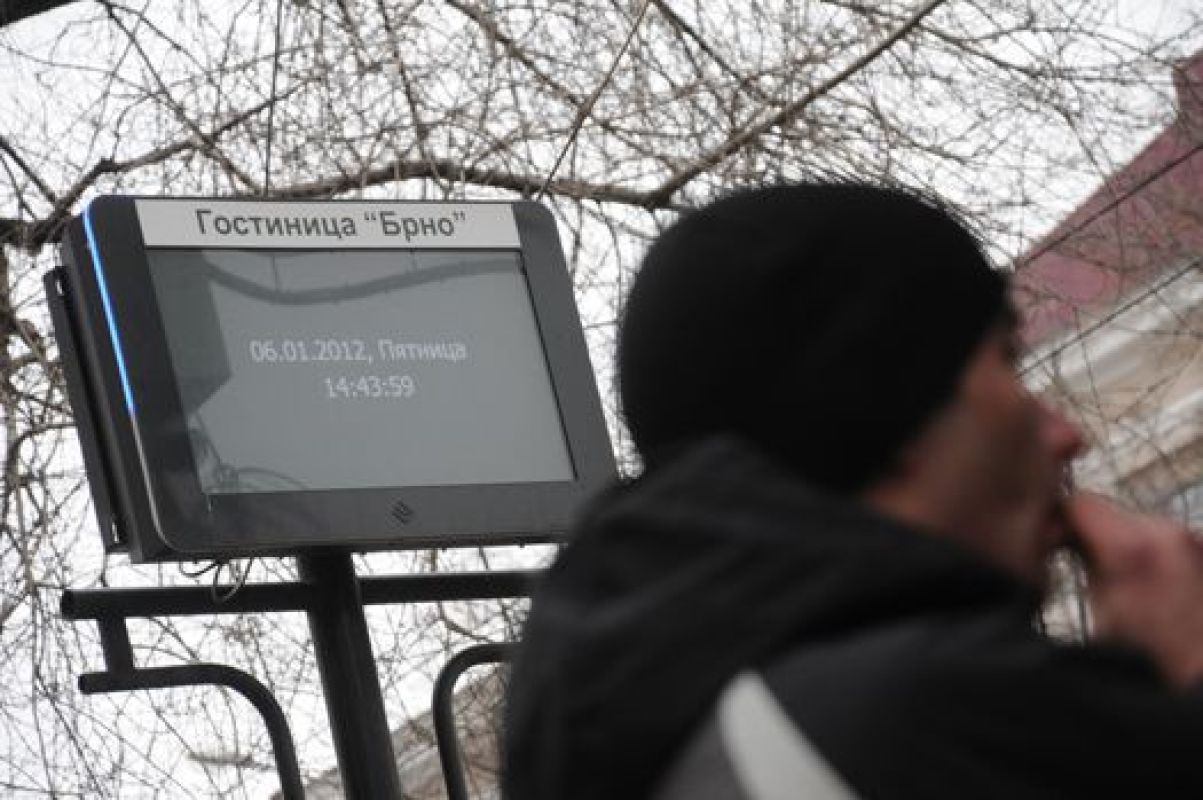 Информационные табло на воронежских остановках заменят новыми