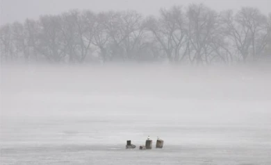 Воронежец, попытавшись перейти водохранилище, утонул в полынье