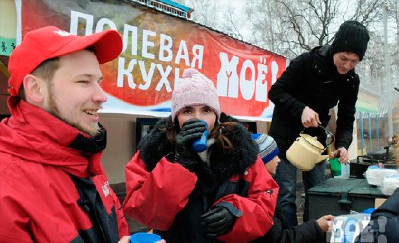 На «Олимпике» в воскресенье будет работать военно-полевая кухня от «МОЁ!»