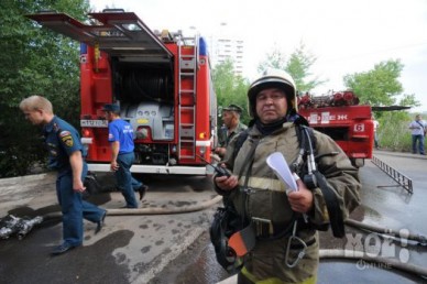 В Коминтерновском районе Воронежа горел склад