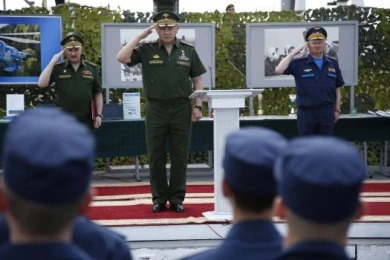 Министр обороны Сергей Шойгу посетил конкурс «Авидартс-2014» под Воронежем