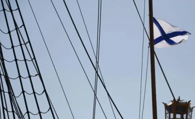 На «Гото Предестинации» подняли Андреевский флаг