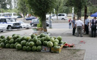 В Воронеже продавец арбузов набросился с ножом и битой на прохожих: двое ранены