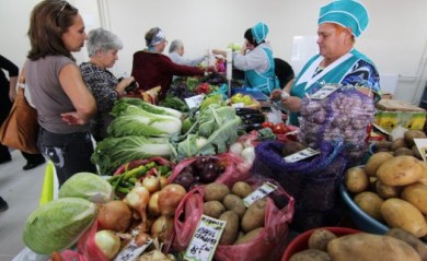 На новом Центральном рынке можно купить недорогие овощи