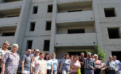 В Воронеже дольщики 