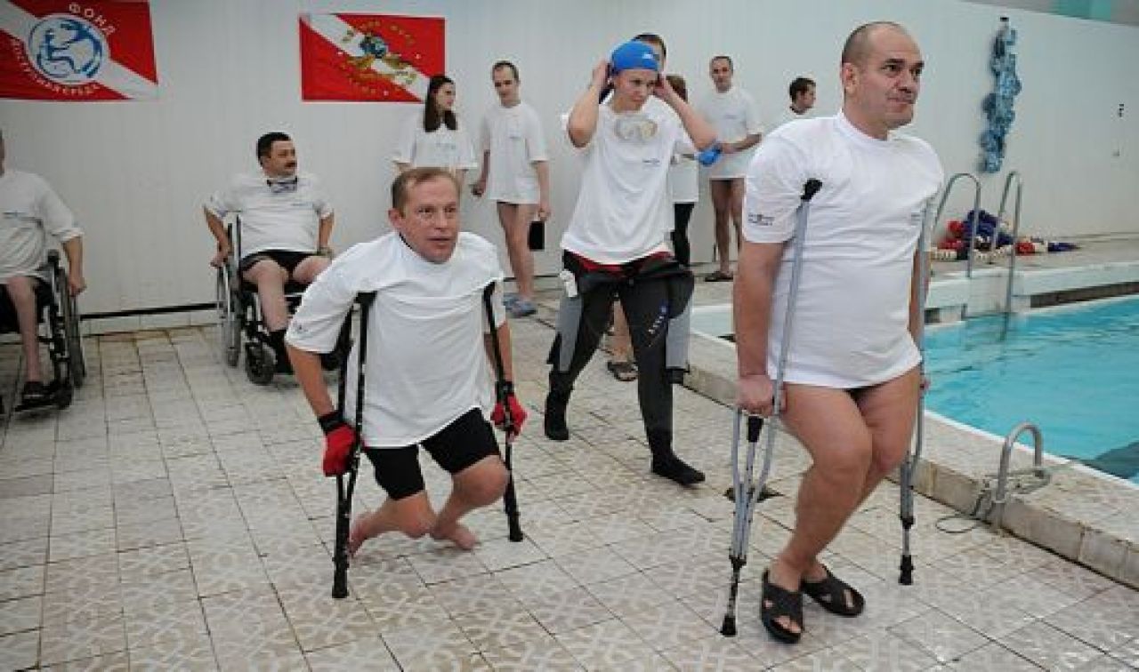 В Воронеже впервые в России прошли соревнования по дайвингу среди инвалидов