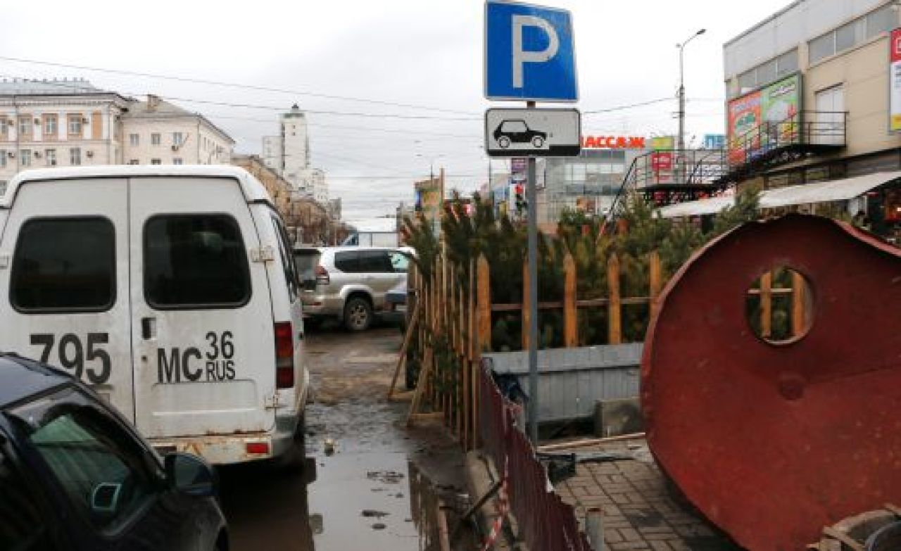 Воронежские гаишники разогнали ёлочный базар у цирка