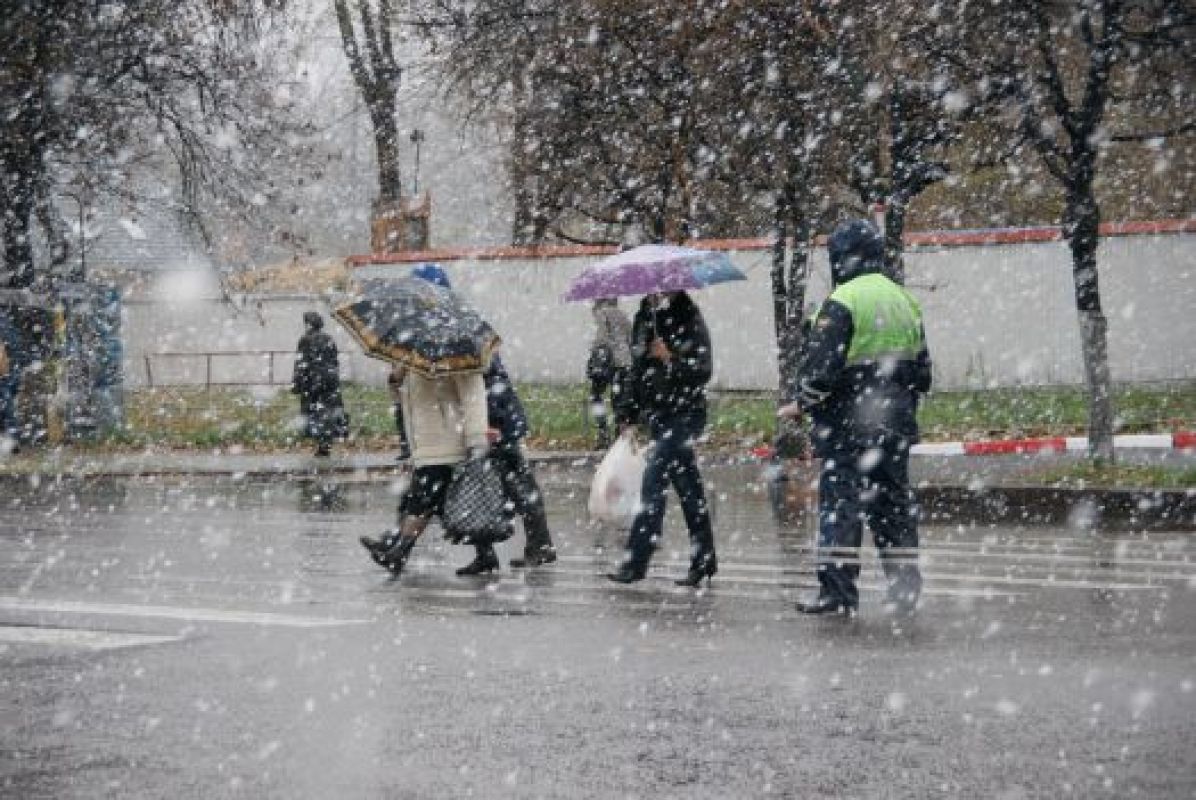 Дорожники предупреждают автомобилистов о сильном снегопаде в Воронежской области