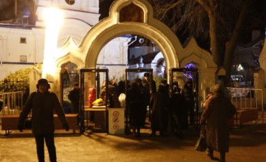 Под Воронежем началась рождественская служба, в которой должен участвовать Путин