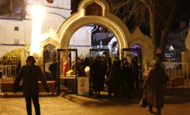 Под Воронежем началась рождественская служба, в которой должен участвовать Путин