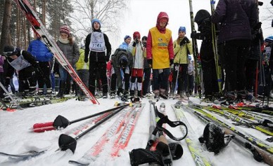 В Воронеже «Лыжня России» прошла по антикризисному плану