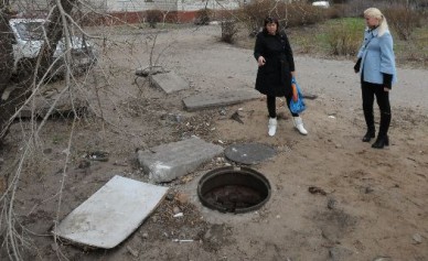 Воронежцев просят спасти собаку, живущую третий месяц под землей