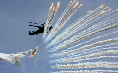 На полигоне «Погоново» прошла репетиция авиашоу, которое покажут воронежцам