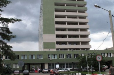 В Воронеже ночью тушили пожар в больнице «Электроника»