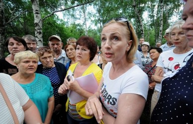 Воронежцы снова протестовали против строительства храма в парке Южный