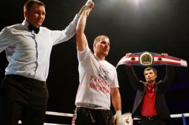 Боксёр Андрей Князев отстоял звание чемпиона России на «Битве за Воронеж»