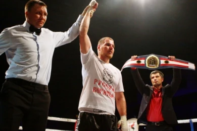 Боксёр Андрей Князев отстоял звание чемпиона России на «Битве за Воронеж»