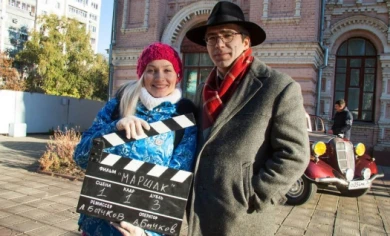 Воронежская школа стала декорацией для съемок фильма о Маршаке