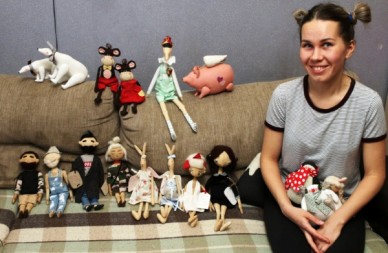 Домохозяйка из Воронежа шьёт кукол по рисункам своей маленькой дочери