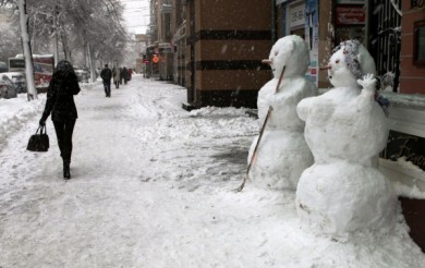 В Воронеж вернётся зима со снегом