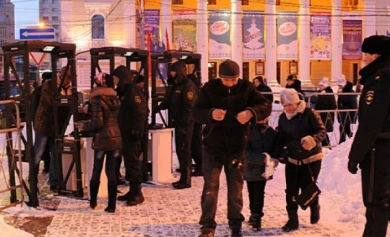 Полиция недовольна организацией охраны на площади Ленина