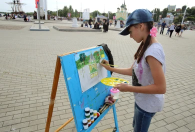 Более пяти тысяч воронежских художников пришли на городской пленэр
