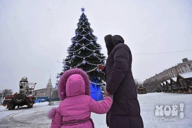 За установку ёлки на площади Ленина мэрия Воронежа готова заплатить 1,7 миллиона