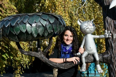 Девушка из Испании переехала в Воронеж после работы волонтёром