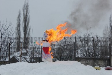 В Воронеже на Масленицу запретили сжигать чучело в Центральном парке