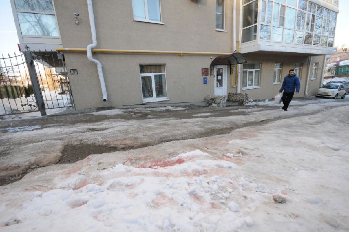 Дом на улице Театральный, возле которого произошла трагедия