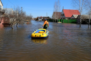 Ликвидировать последствия паводка под Воронежем едут спасатели из Тулы