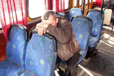 В Воронежской области водитель автобуса спас от гибели 30 человек