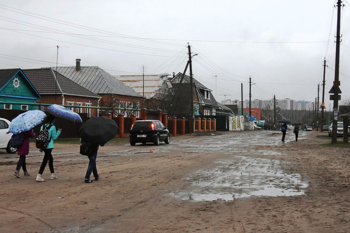 Дорога, по которой дети идут в школу