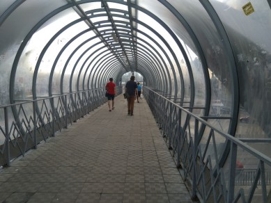 В Воронеже начали мыть переход у автовокзала