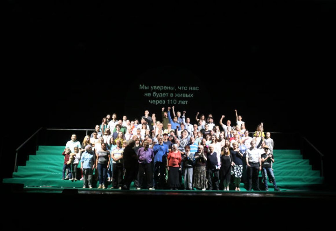 Участники спектакля «100% Воронеж»