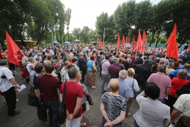 Митинг в Воронеже: «5 и 8 лет отсрочки доведут народ до точки»