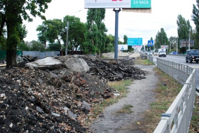 В Воронеже начали масштабную реконструкцию улицы Димитрова