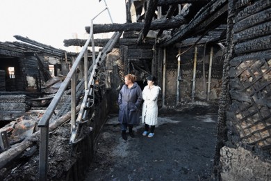 Огонь уничтожил дом автора инсталляции с выставки «Воронеж-город-сад»