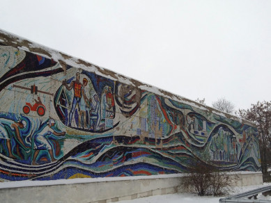 В Воронежской области разрушается уникальная мозаика