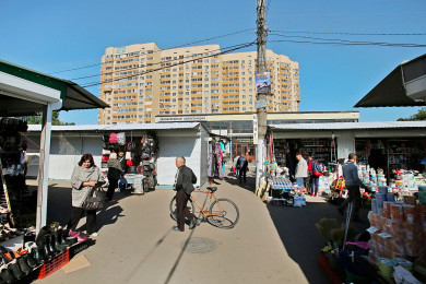 Рынок на Димитрова демонтировали ненадолго
