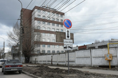 В Воронеже на проспекте Труда установили новые знаки