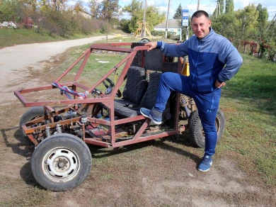 Воронежец смастерил внедорожник из «Жигулей», чтобы ездить на рыбалку
