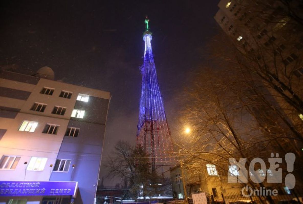 К 8 марта на воронежской телебашне вырастут цветы 