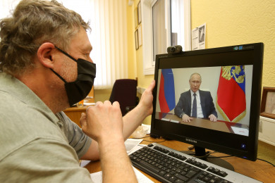 Владимир Путин: пик коронавируса в России ещё не пройден 