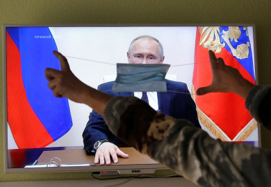 Путин обратится к россиянам в День Победы
