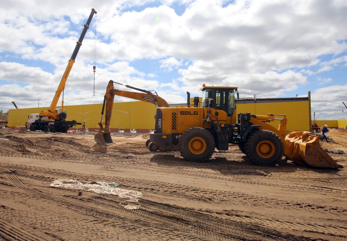 Каркас нового инфекционного центра в Воронеже построили меньше, чем за месяц