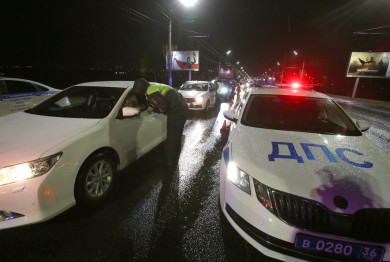 Во время сплошных проверок в Воронеже поймали 14 пьяных водителей
