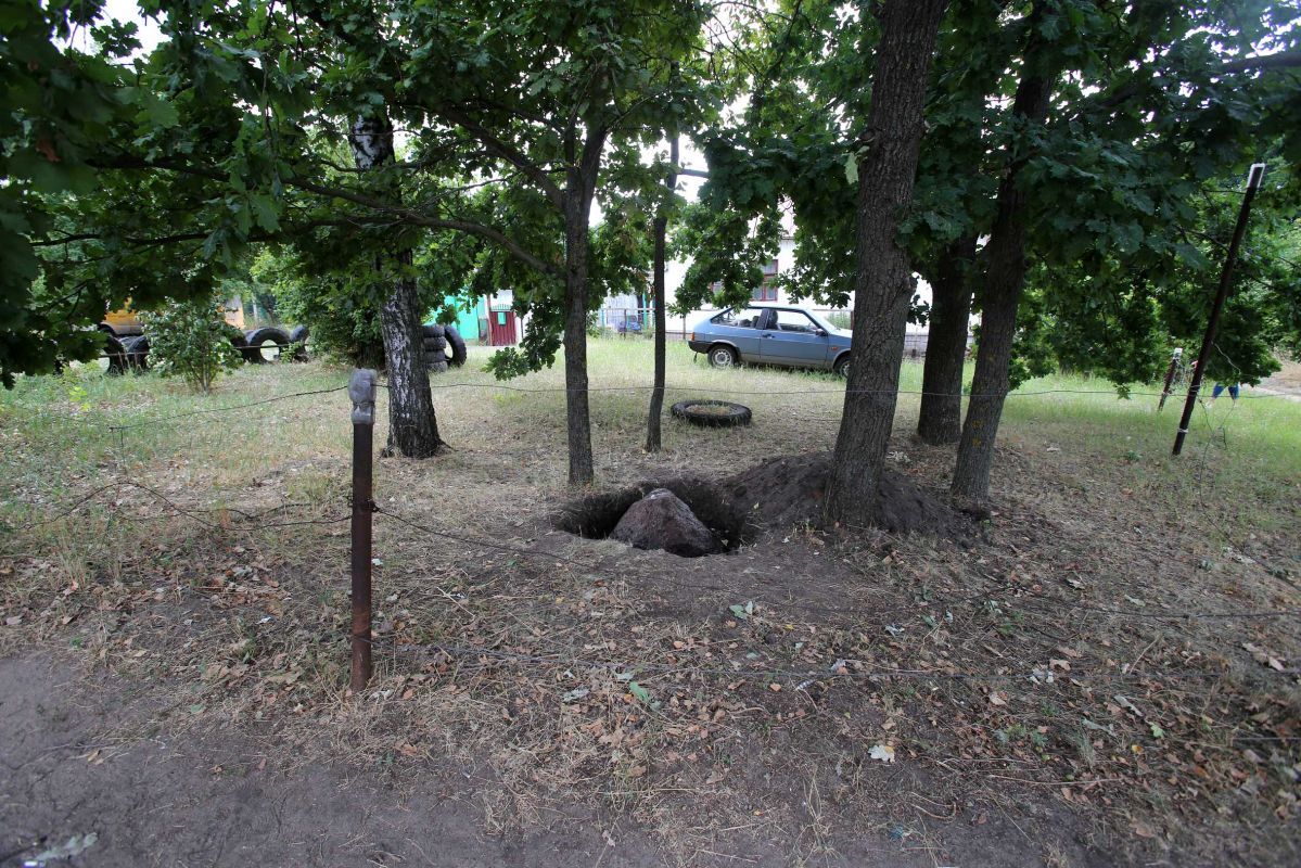 Камень, который, скорее всего, предназначался для памятника Петру I